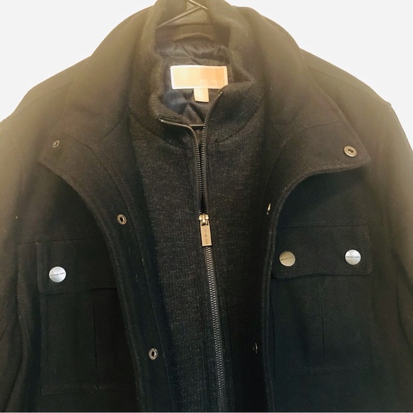 Michael Kors Wool Black Jacket, size Medium - Picture 11 of 15